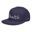 Wealth In Silver Embroidery on Snapback Cap