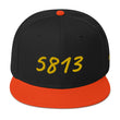 5813 In Gold Embroidery on Snapback Cap