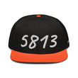 5813 In Pearl Embroidery on Snapback Cap