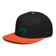 Joy In Emerald Embroidery on Snapback Cap