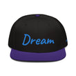 Dream In Sapphire Embroidery on Snapback Cap