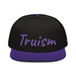 Truism In Amethyst Embroidery on Snapback Cap