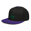 Joy In Emerald Embroidery on Snapback Cap