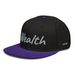 Wealth In Silver Embroidery on Snapback Cap