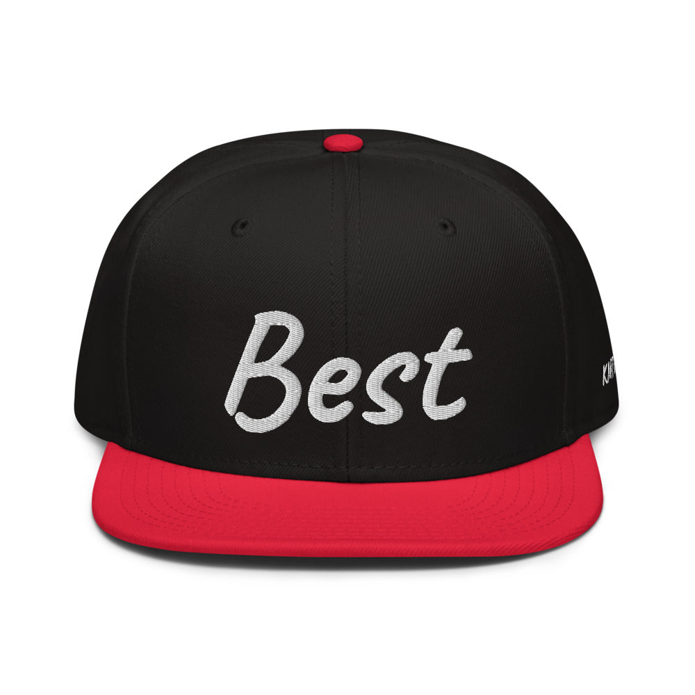 Best In Diamond Embroidery on Snapback Cap