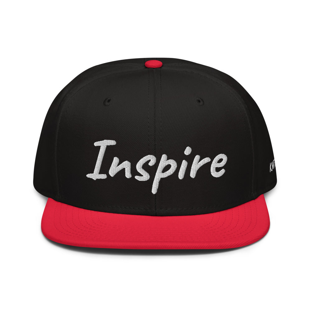 Inspire In Diamond Embroidery on Snapback Cap