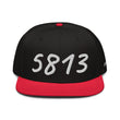 5813 In Pearl Embroidery on Snapback Cap