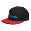 Dream In Sapphire Embroidery on Snapback Cap