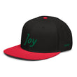 Joy In Emerald Embroidery on Snapback Cap