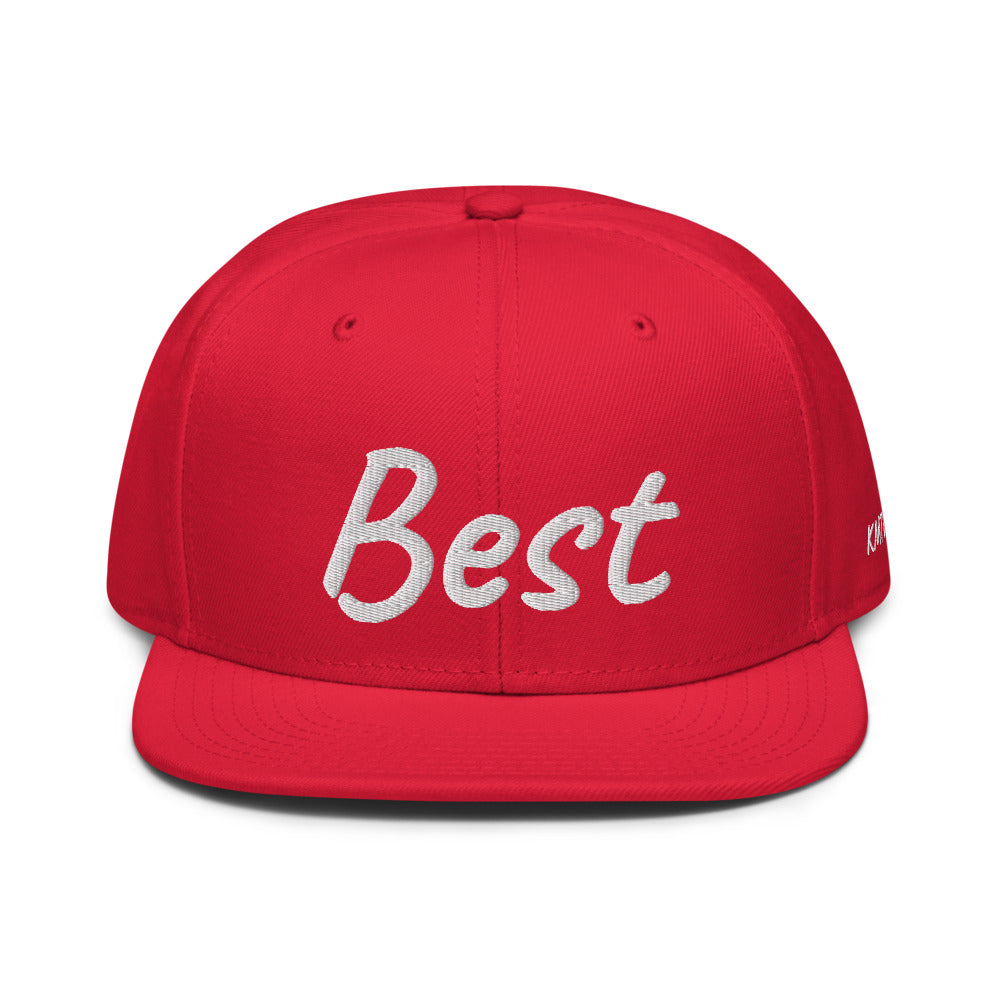 Best In Diamond Embroidery on Snapback Cap