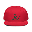 Joy In Emerald Embroidery on Snapback Cap