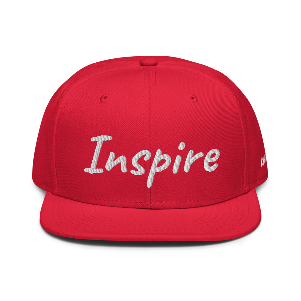 Inspire In Diamond Embroidery on Snapback Cap