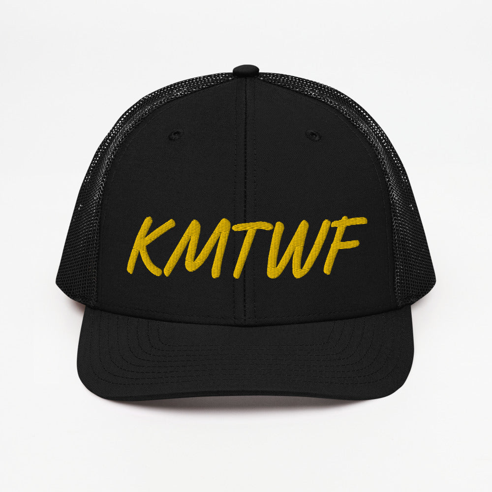 KMTWF In Gold Embroidery on Snapback Trucker Hat