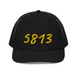 5813 In Gold Embroidery on Snapback Trucker Hat