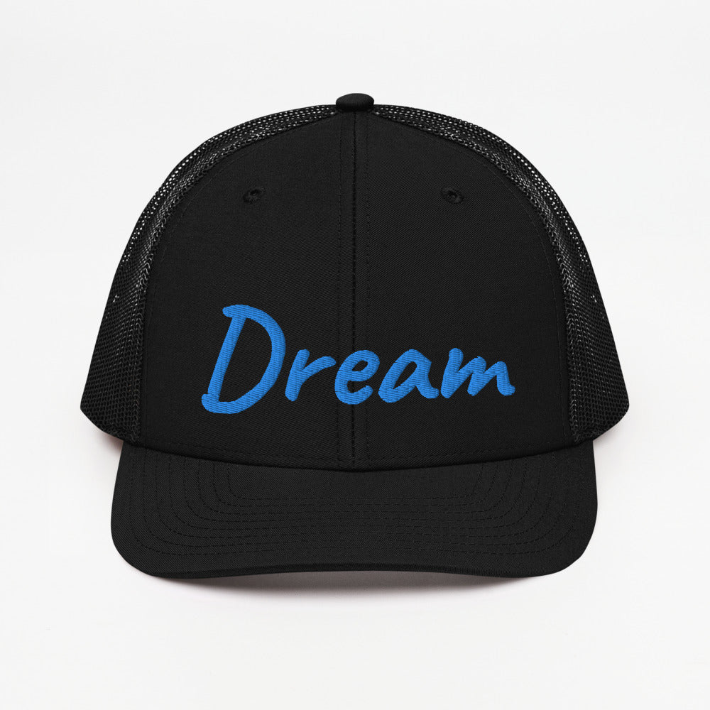 Dream In Sapphire Embroidery on Snapback Trucker Hat