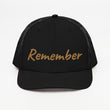 Remember In Celluloid Embroidery on Snapback Trucker Hat