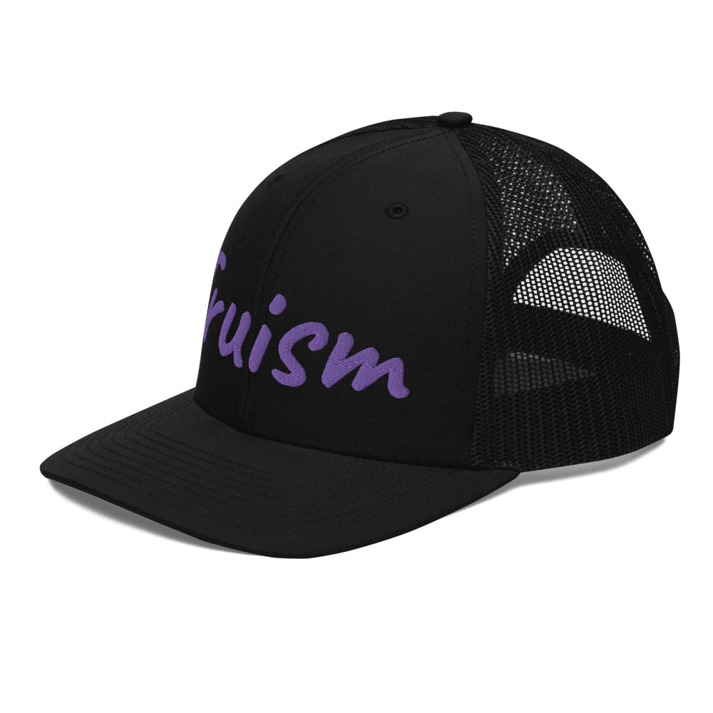 Truism In Amethyst Embroidery on Snapback Trucker Hat