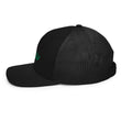 Now In Emerald Embroidery on Snapback Trucker Hat