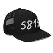 5813 In Pearl Embroidery on Snapback Trucker Hat