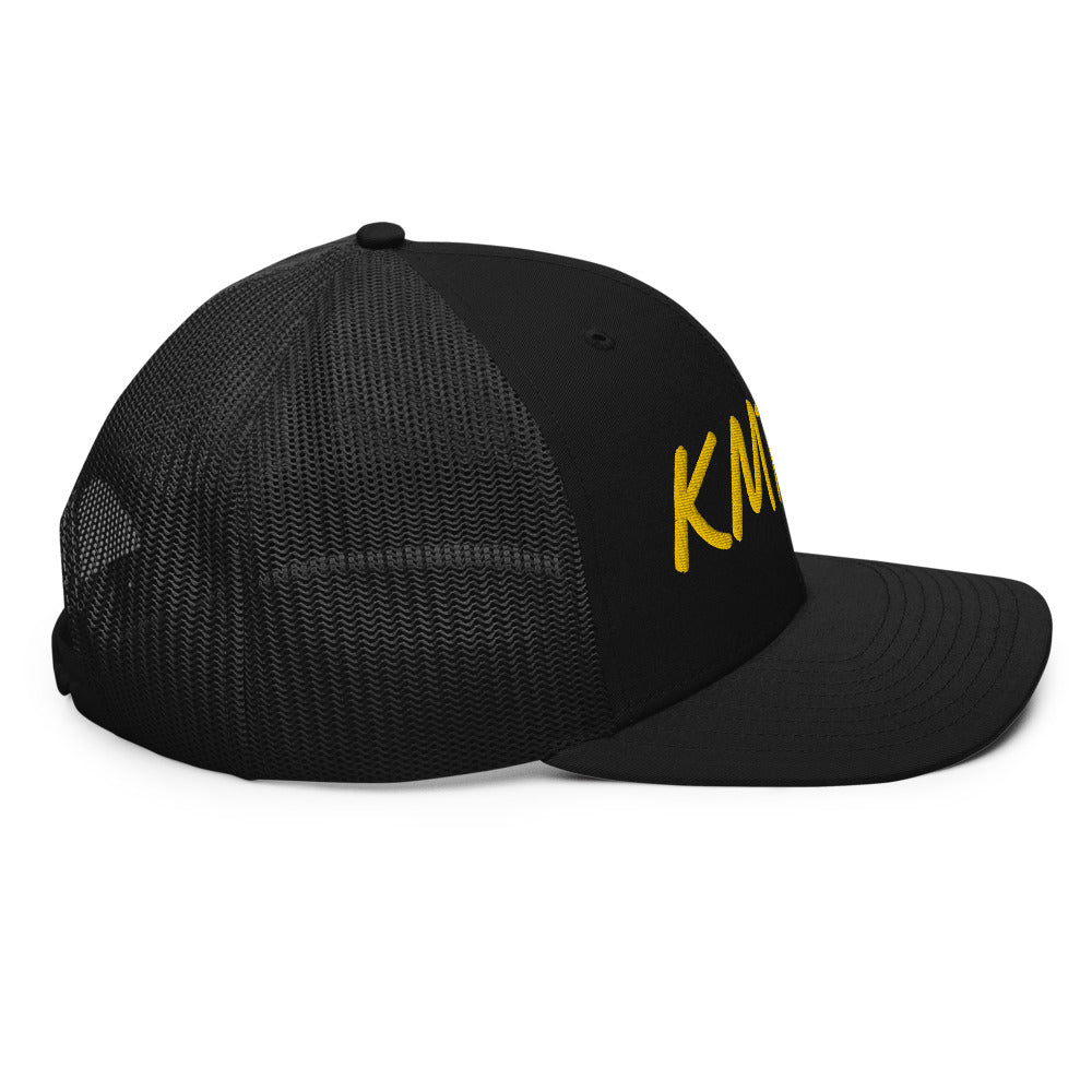 KMTWF In Gold Embroidery on Snapback Trucker Hat