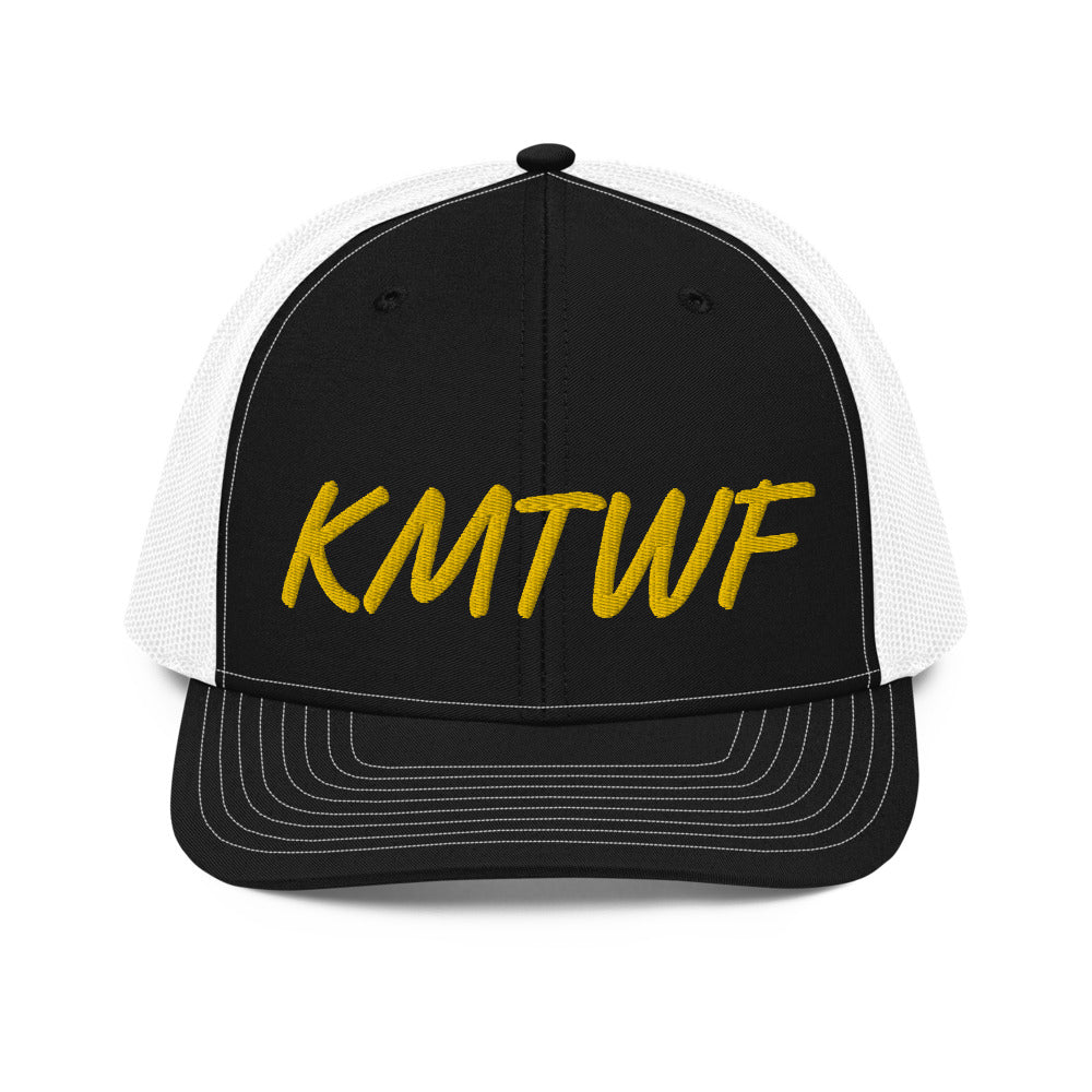 KMTWF In Gold Embroidery on Snapback Trucker Hat