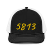 5813 In Gold Embroidery on Snapback Trucker Hat