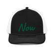 Now In Emerald Embroidery on Snapback Trucker Hat