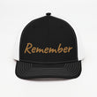 Remember In Celluloid Embroidery on Snapback Trucker Hat