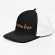 Remember In Celluloid Embroidery on Snapback Trucker Hat