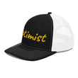 Optimist In Gold Embroidery on Snapback Trucker Hat