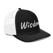 Wisdom In Marble Embroidery on Snapback Trucker Hat