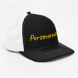 Perseverance In Gold Embroidery on Snapback Trucker Hat