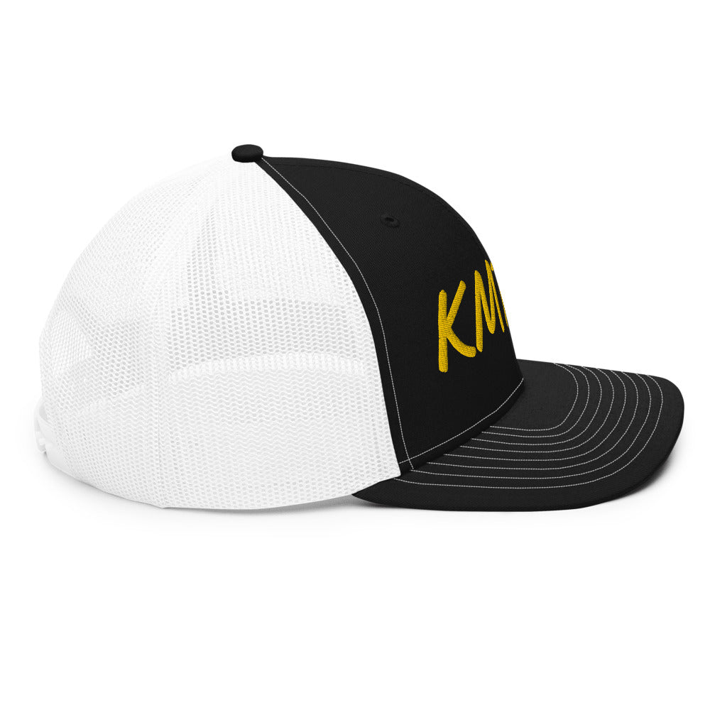 KMTWF In Gold Embroidery on Snapback Trucker Hat