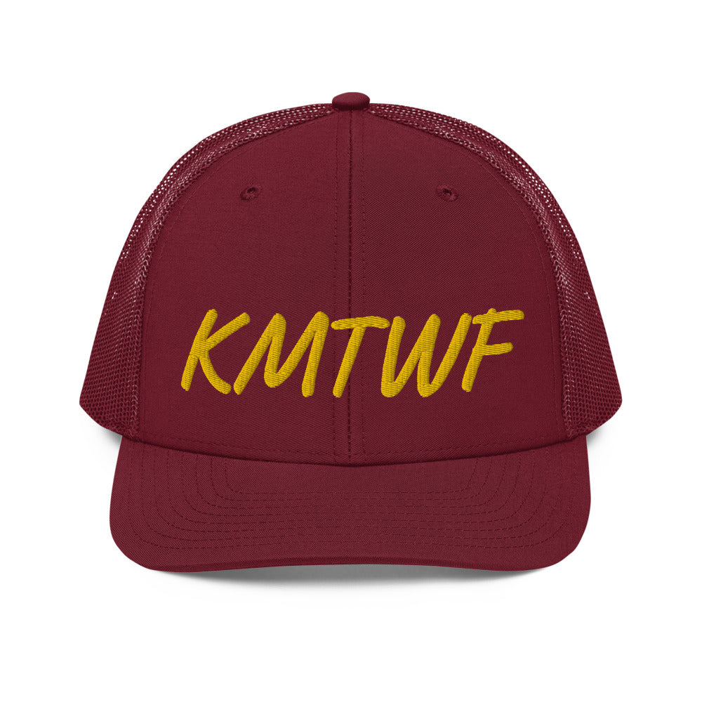 KMTWF In Gold Embroidery on Snapback Trucker Hat