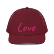 Love In Star Rose Quartz Embroidery on Snapback Trucker Hat