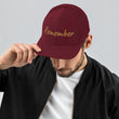 Remember In Celluloid Embroidery on Snapback Trucker Hat