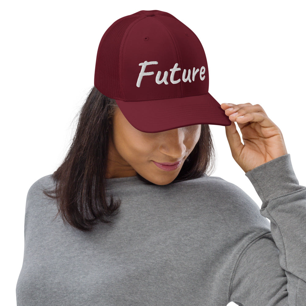 Future In Pearl Embroidery on Snapback Trucker Hat