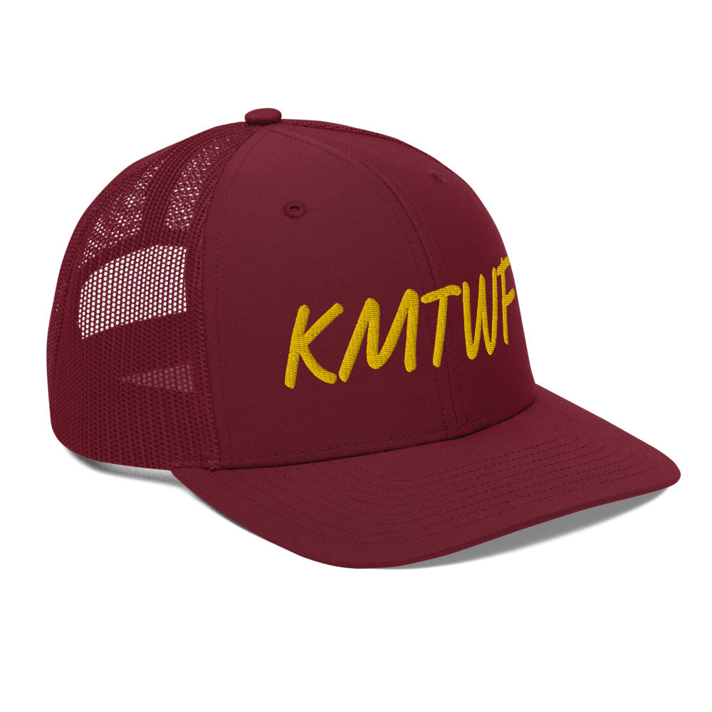 KMTWF In Gold Embroidery on Snapback Trucker Hat