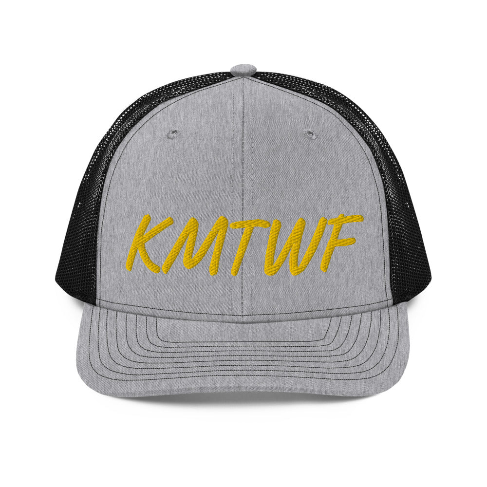 KMTWF In Gold Embroidery on Snapback Trucker Hat