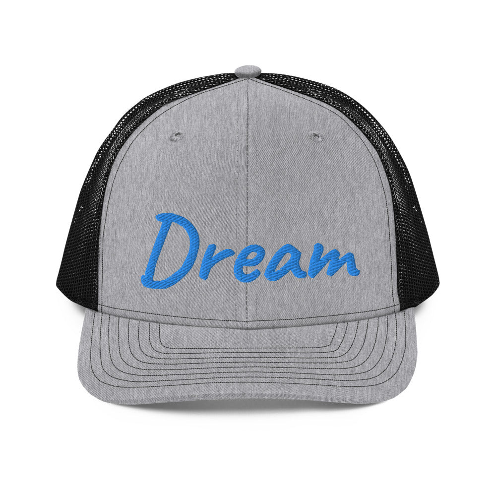 Dream In Sapphire Embroidery on Snapback Trucker Hat