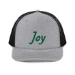 Joy In Emerald Embroidery on Snapback Trucker Hat