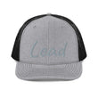 Lead In Silver Embroidery on Snapback Trucker Hat