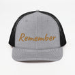 Remember In Celluloid Embroidery on Snapback Trucker Hat