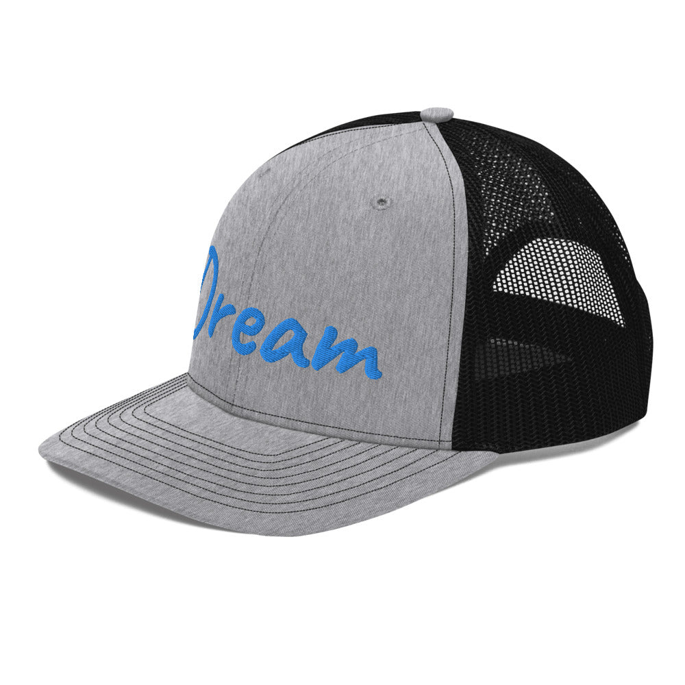 Dream In Sapphire Embroidery on Snapback Trucker Hat