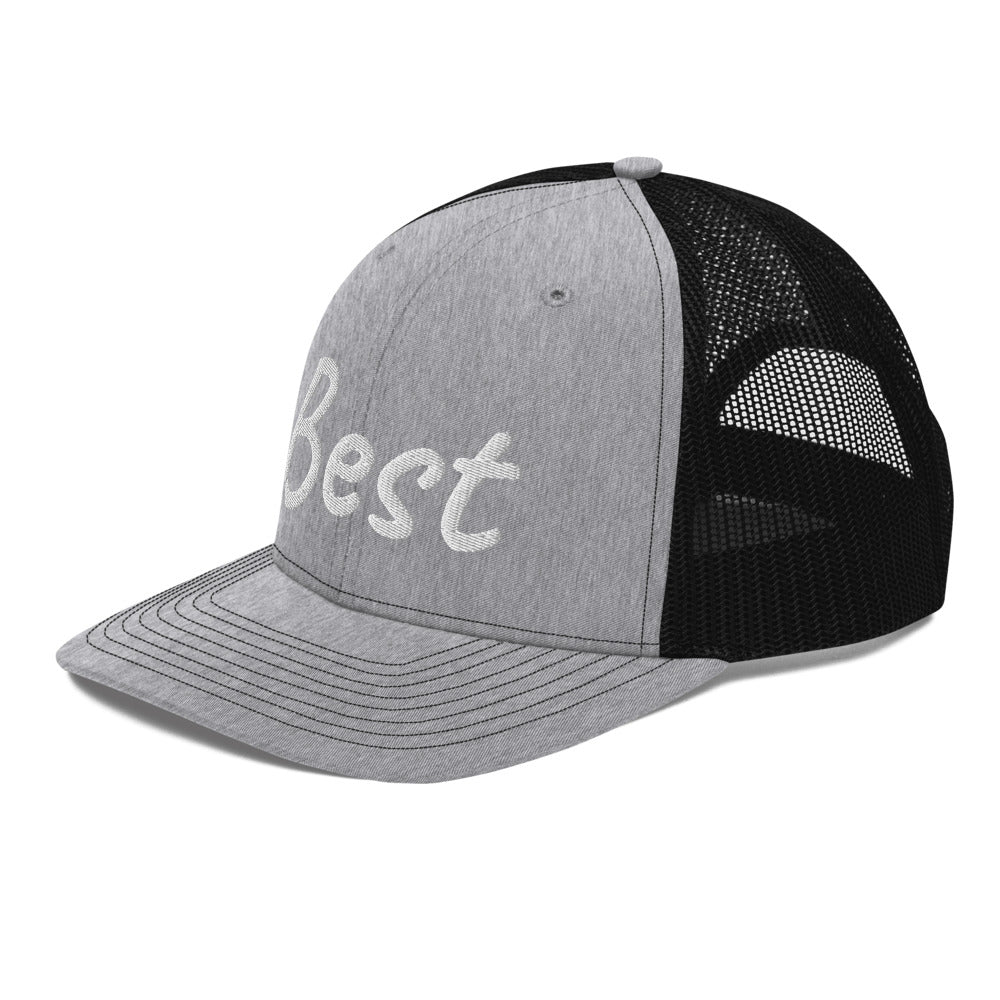 Best In Diamond Embroidery on Snapback Trucker Hat