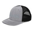 Wealth In Silver Embroidery on Snapback Trucker Hat