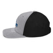 Win In Sapphire Embroidery on Snapback Trucker Hat