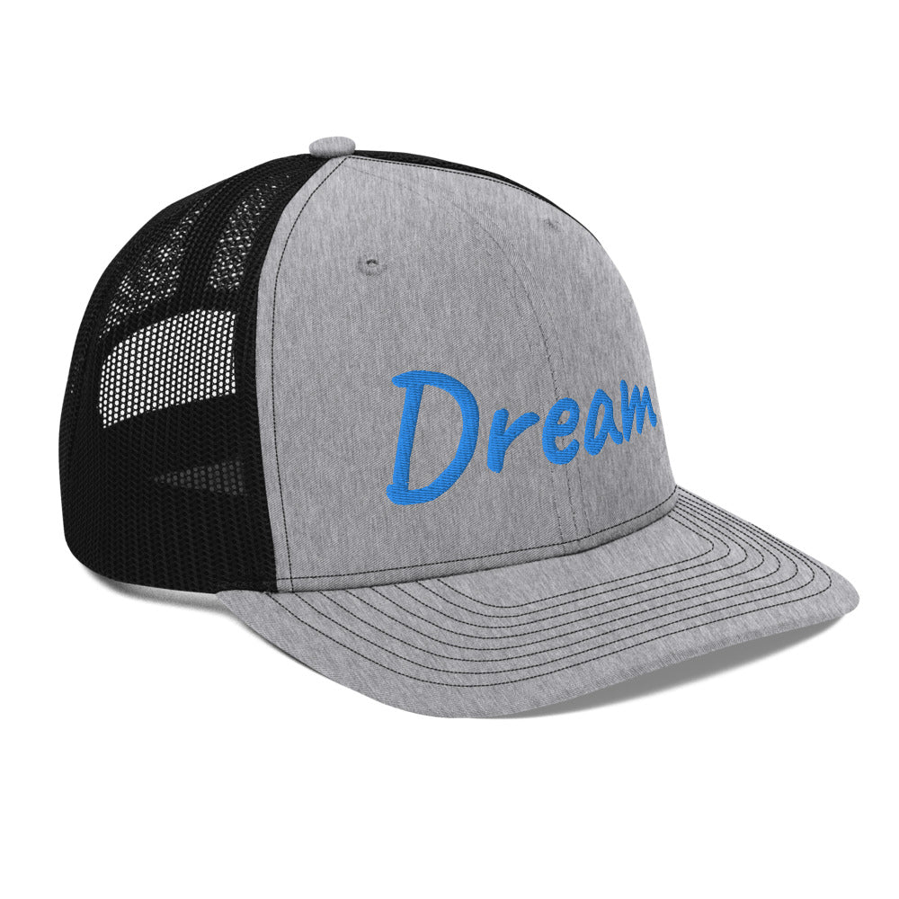 Dream In Sapphire Embroidery on Snapback Trucker Hat