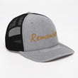 Remember In Celluloid Embroidery on Snapback Trucker Hat