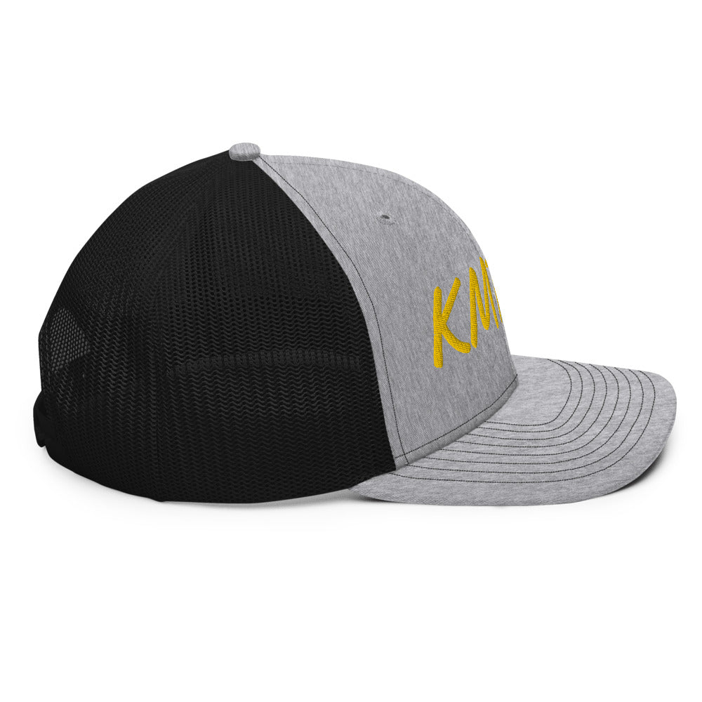 KMTWF In Gold Embroidery on Snapback Trucker Hat